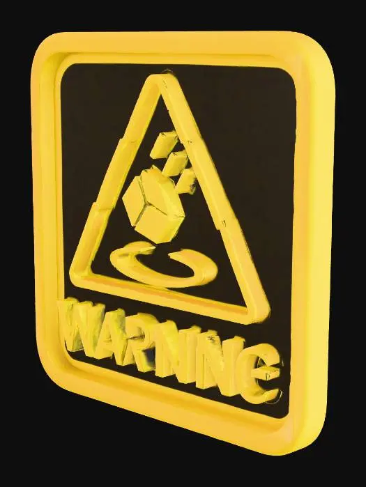 3D model for Falling Cube Alert