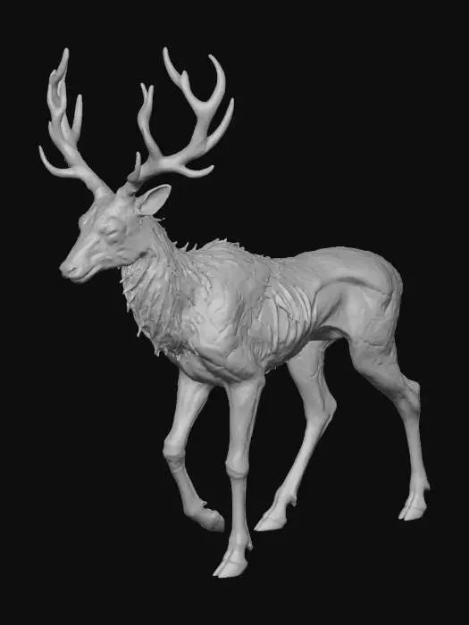 3D model for Corrupted forest skirmisher by Chat GPT