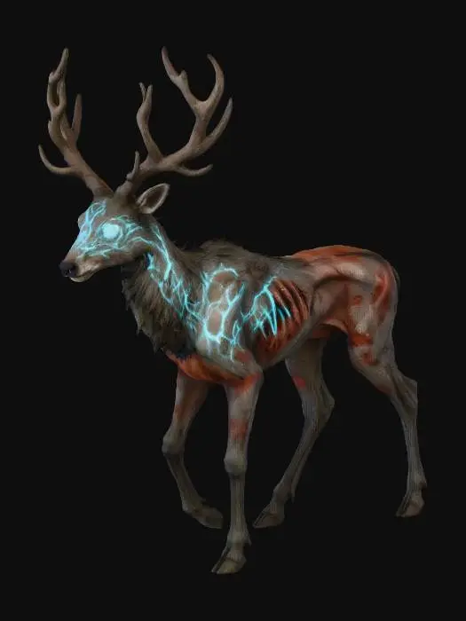 3D model for Corrupted forest skirmisher by Chat GPT