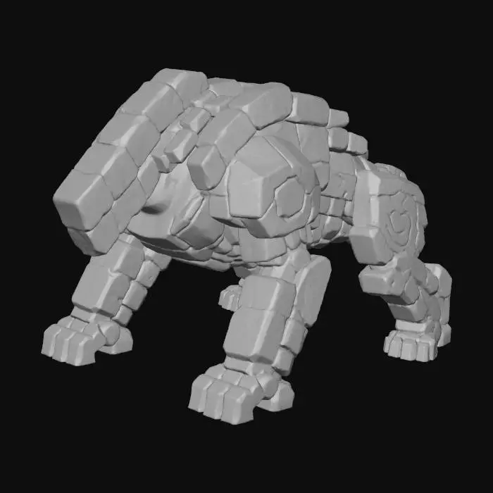 3D model for Golem Awakening