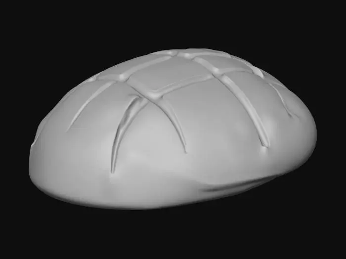 3D model for Crusty Round Loaf