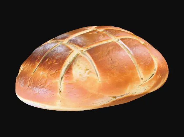 3D model for Crusty Round Loaf