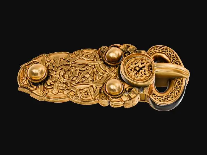 3D model for Anglo-Saxon Gold Buckle