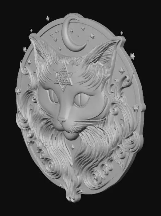 3D model for Celestial Feline Emblem