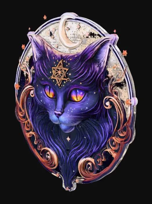 3D model for Celestial Feline Emblem