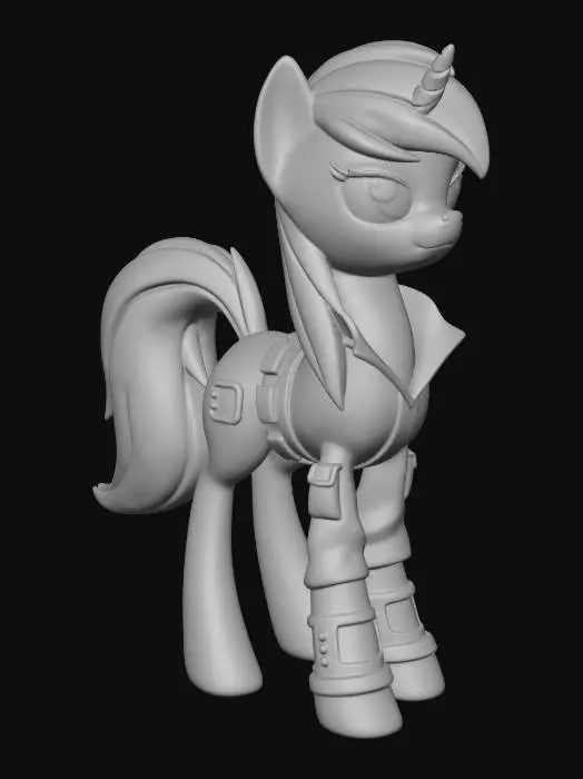 3D model for Littlepip Unicorn