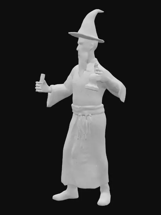 3D model for male potion seller character
