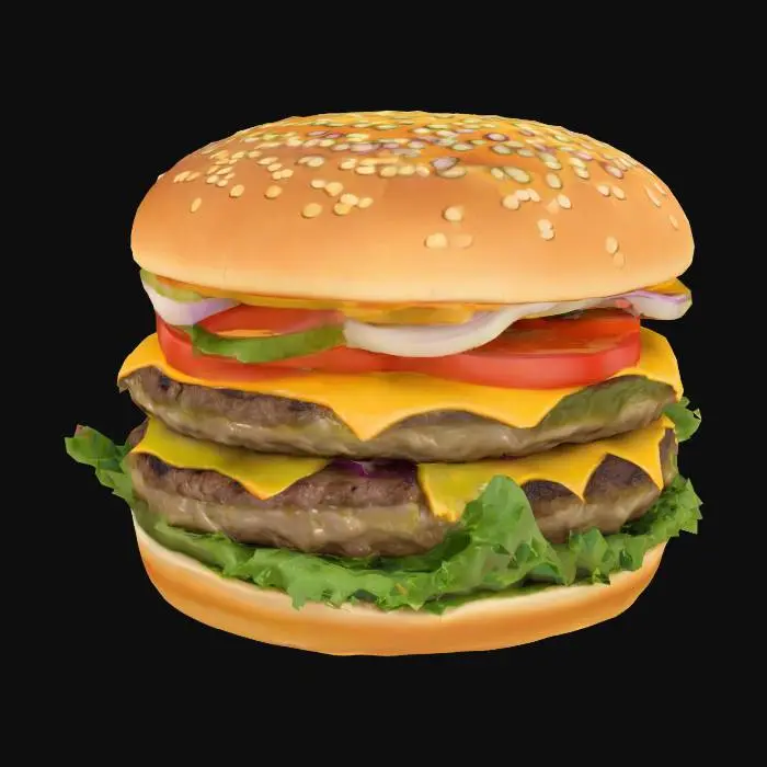 3D model for Double Cheeseburger Delight