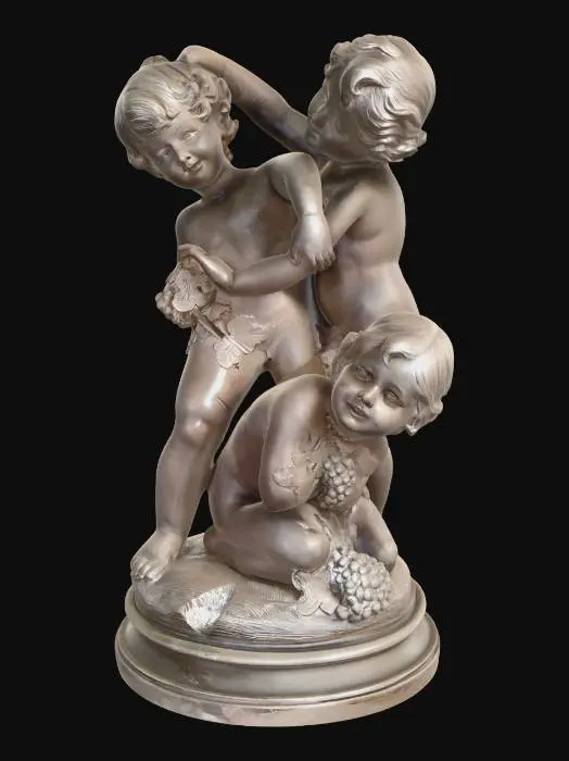 3D model for Three Putti with Grapes
