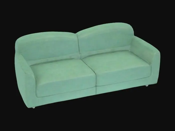 3D model for Green sofa