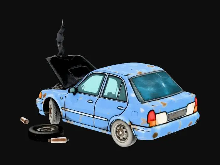 3D model for Derelict Wheels