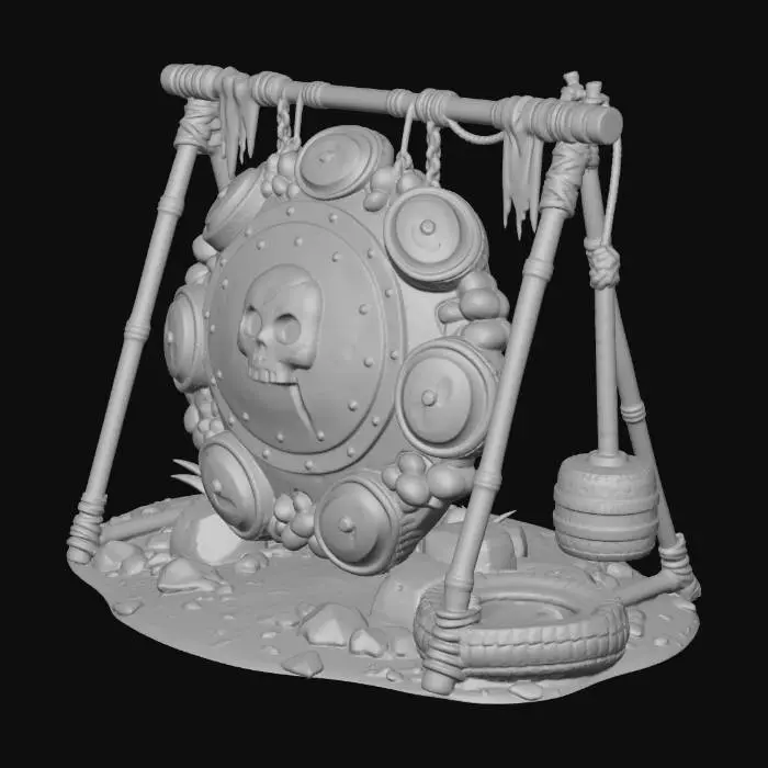 3D model for Skull Gong Portal