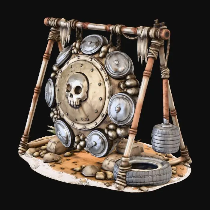 3D model for Skull Gong Portal