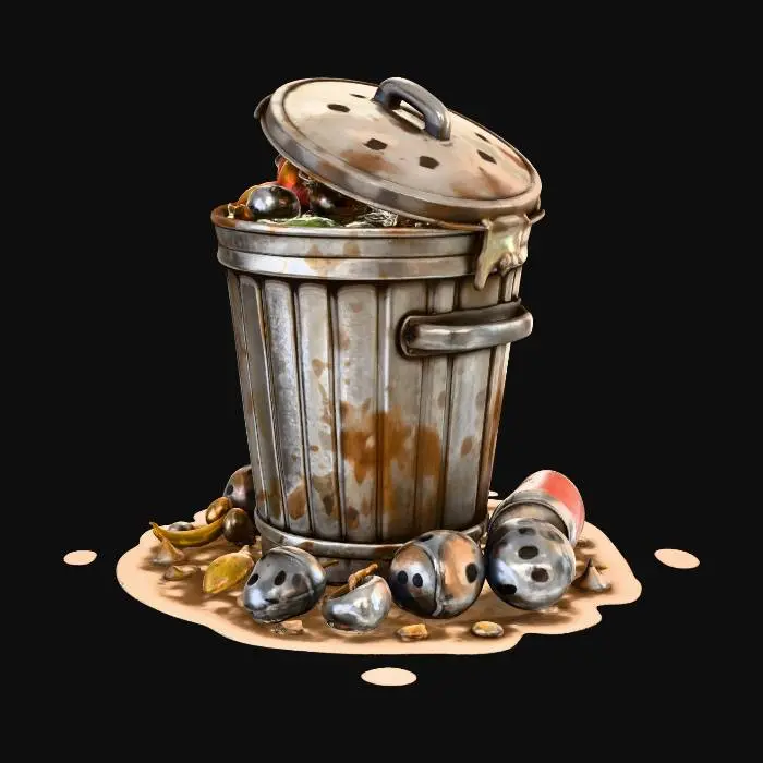 3D model for Trash Overflow