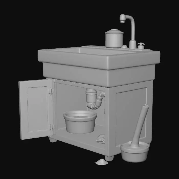 3D model for Potion Overflow