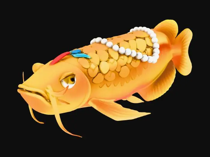 3D model for Golden Aristocrat Fish