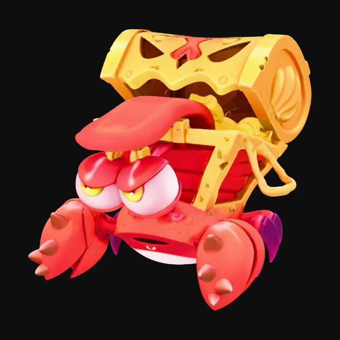 3D model for Crab Treasure Guardian