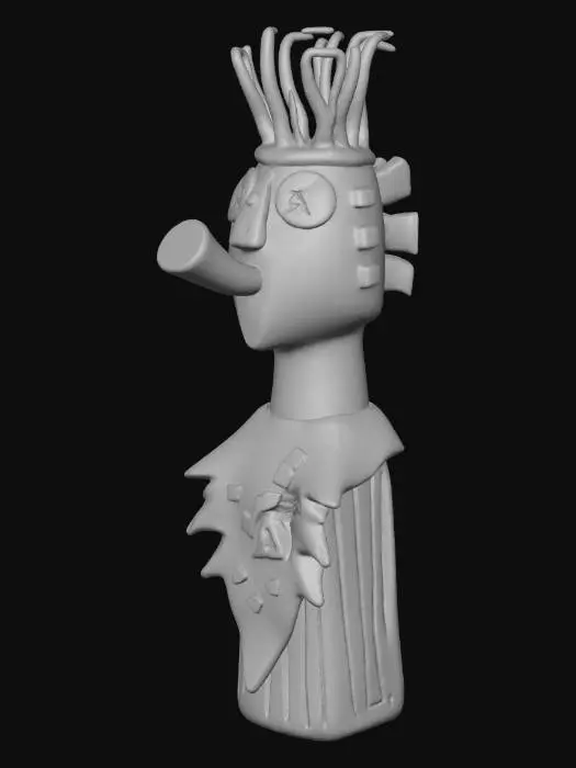 3D model for Colorful Guardian