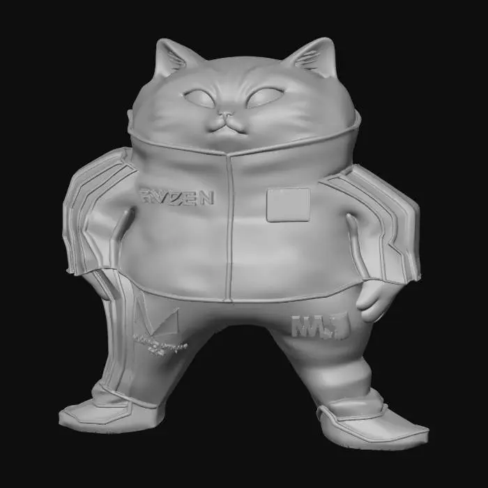3D model for AMD Cat Athlete