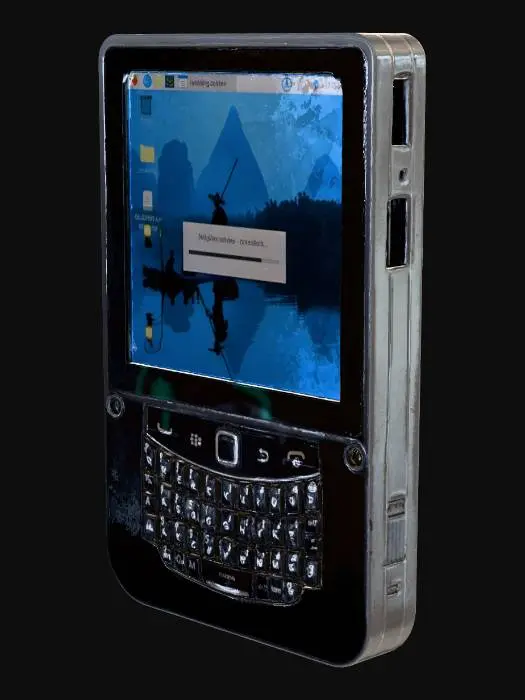 3D model for Handheld Device with Update Screen