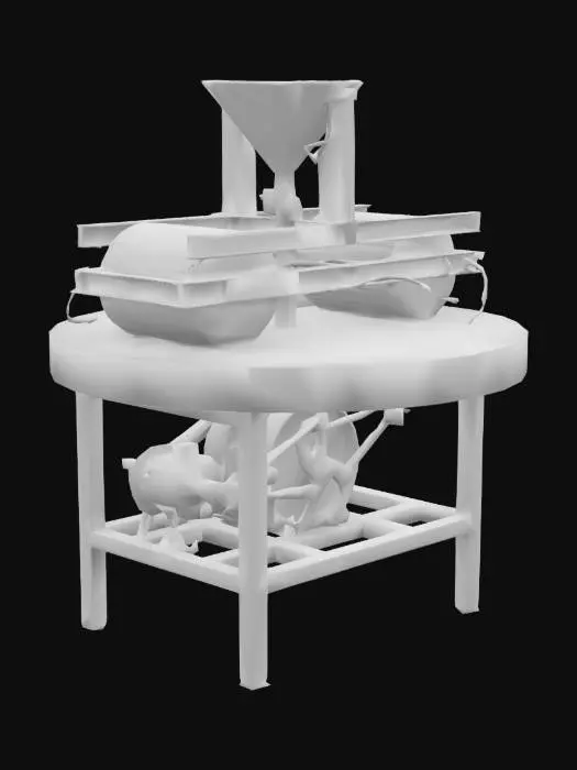 3D model for Cornmeal Grinder Machine
