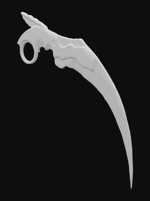 3D model for Karambit Angel Touch