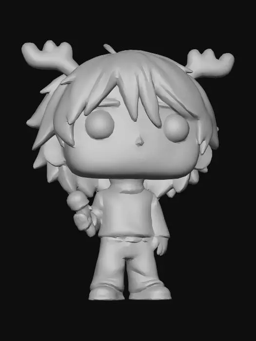 3D model for Pop Star Reindeer