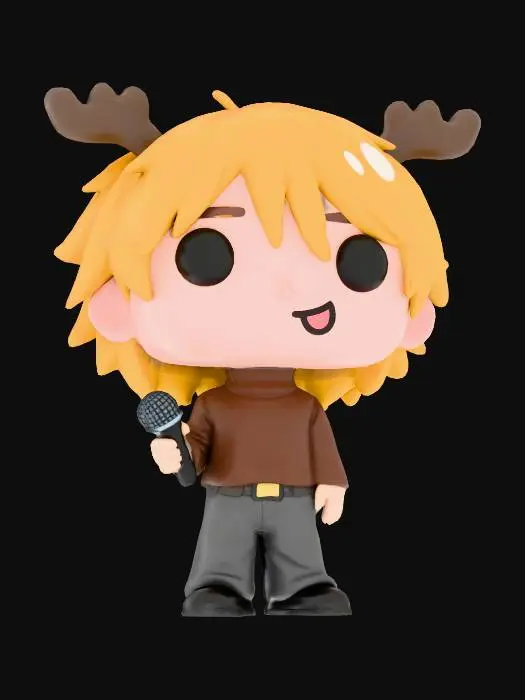 3D model for Pop Star Reindeer