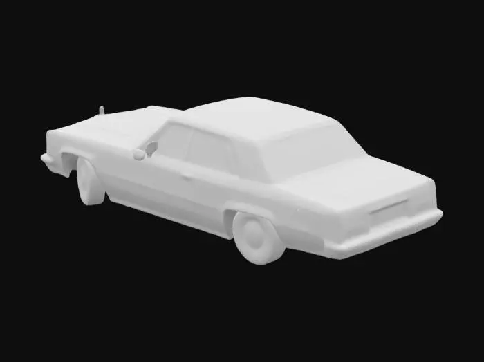 3D model for Cadillac Eldorado high quality game ready realistic, Polished, Ultra Realistic, Highly Detailed, Gold