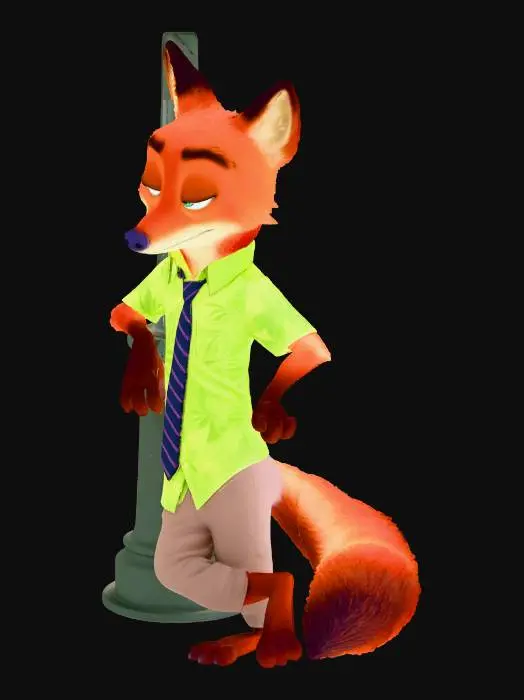 3D model for Nick Wilde