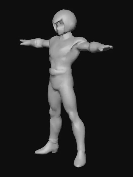 3D model for Heroic Pose