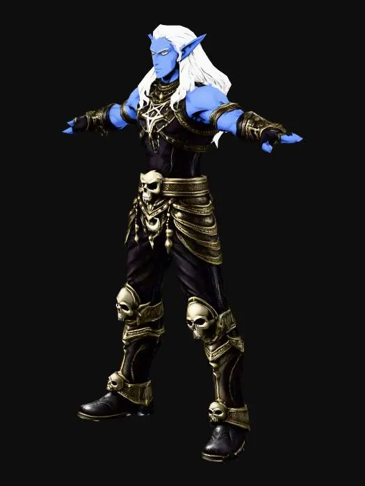 3D model for Skullbound Warlord