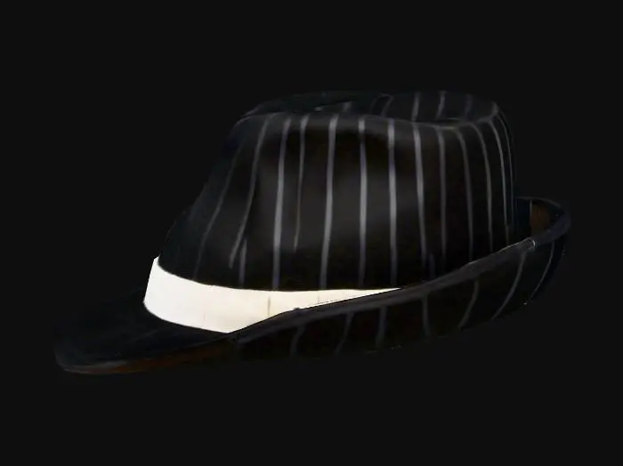 3D model for Striped Fedora