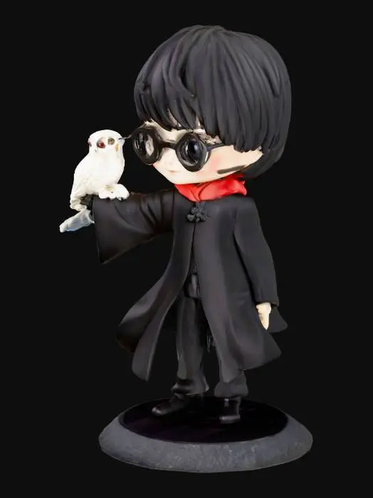 3D model for Wizard Figurine with Owl