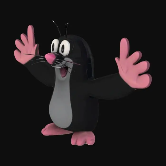 3D model for [CZECH] #AroundTheWorld#, Krtek