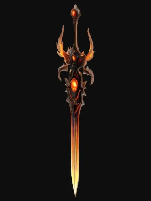 3D model for Blazing Inferno Sword