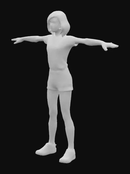 3D model for Argentine teen drama film style, new millennium aesthetics, casual mid-2000s suburban Argentine street culture clothing, Majo Chicar as Camila