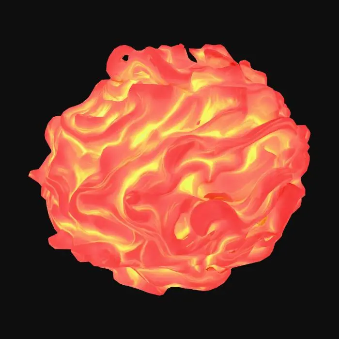 3D model for Fire ball
