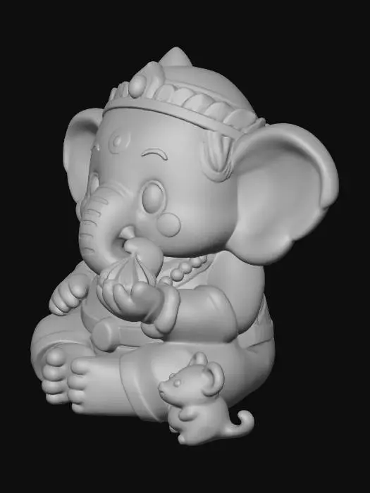 3D model for Ganesh Chibi Delight