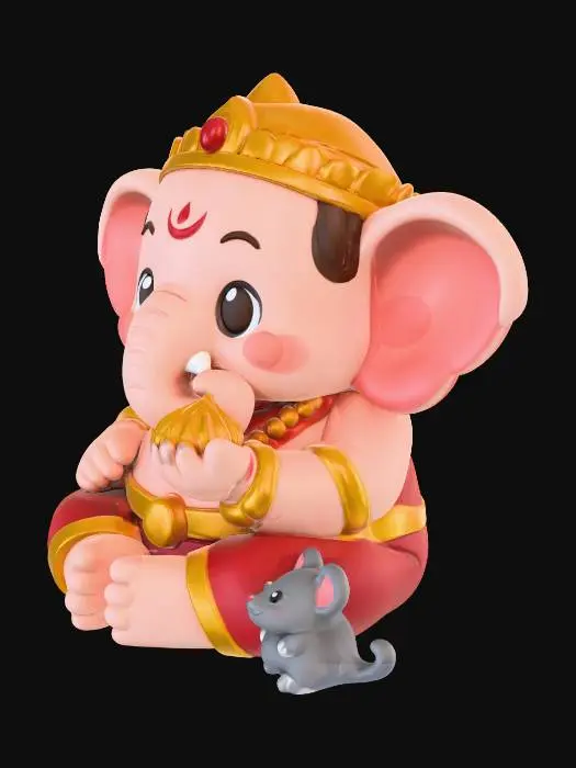 3D model for Ganesh Chibi Delight