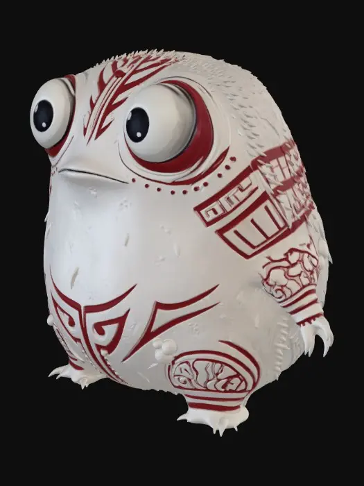 3D model for Tattooed Totem