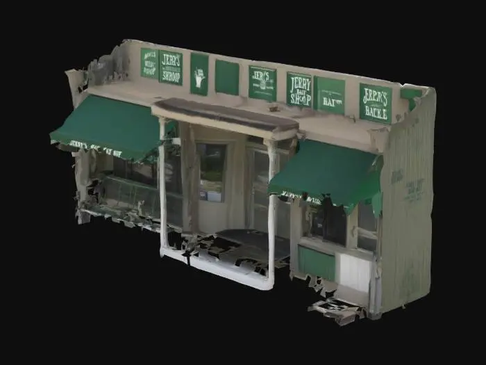 3D model for Bait Shop Facade, #AroundTheWorld#