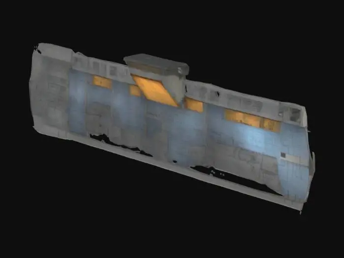 3D model for Führerbunker blueprint layout, #AroundTheWorld#