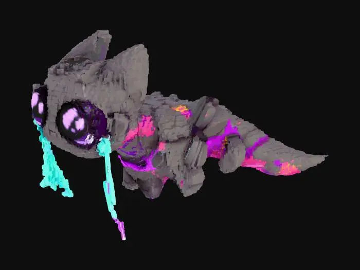 3D model for Crying Creature in Pixels