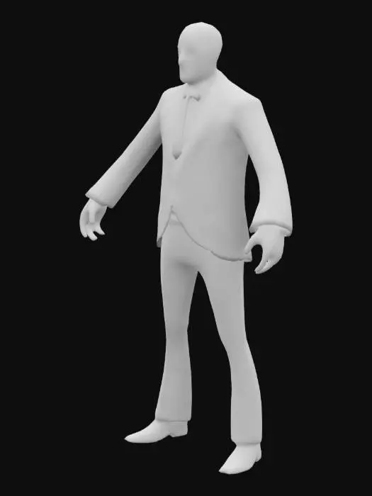 3D model for Spy Character