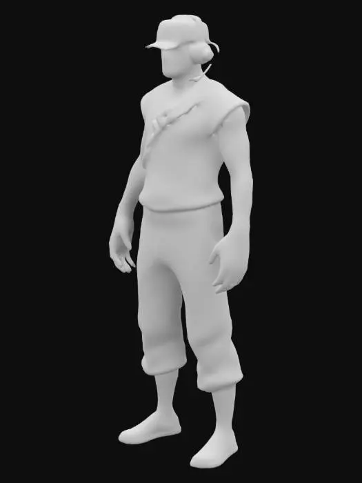 3D model for Scout Character