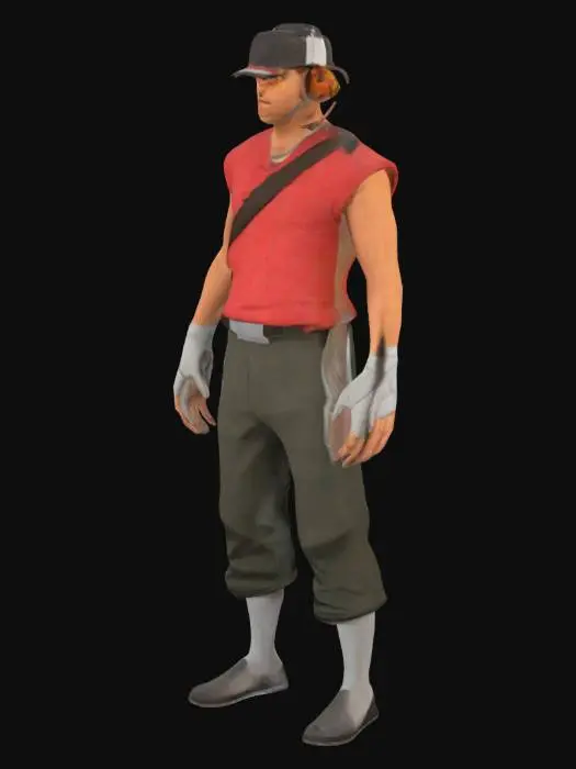 3D model for Scout Character