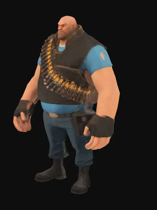 3D model for Heavy Mercenary
