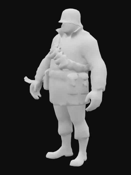 3D model for Soldier Character