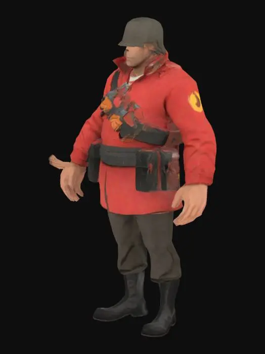 3D model for Soldier Character